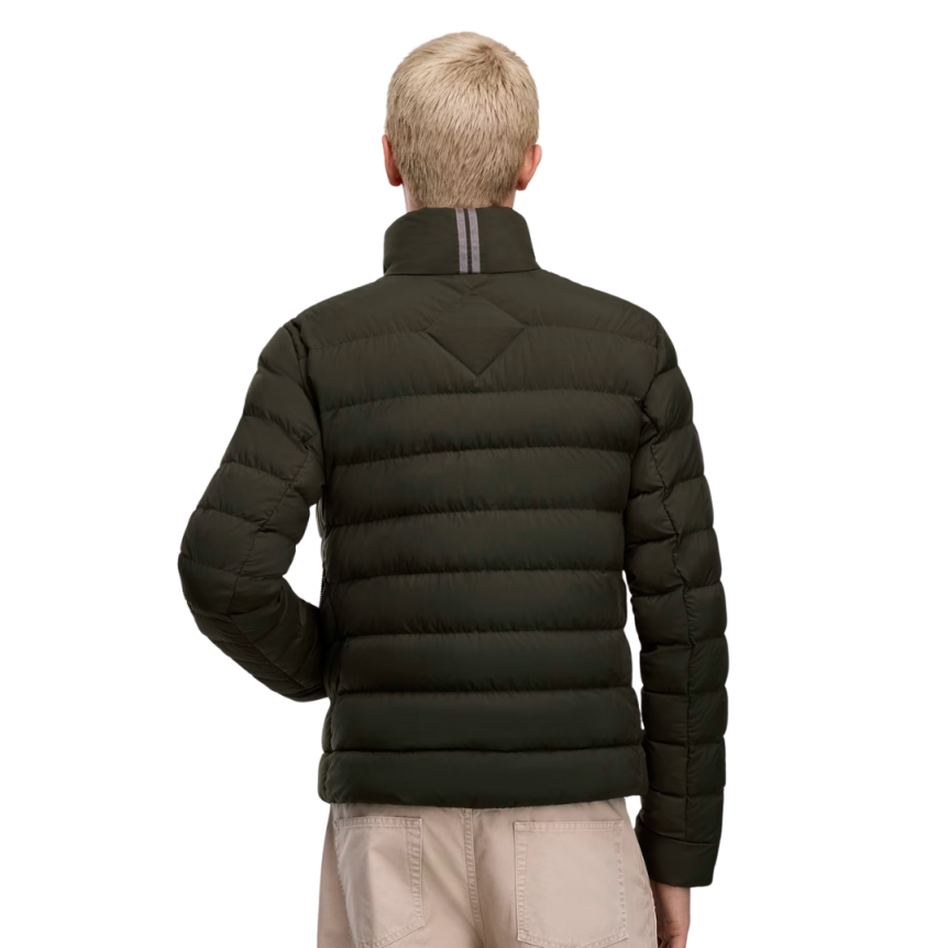 Veste CANADA GOOSE Crofton EnduraLuxe nylon gris volcan logo noir