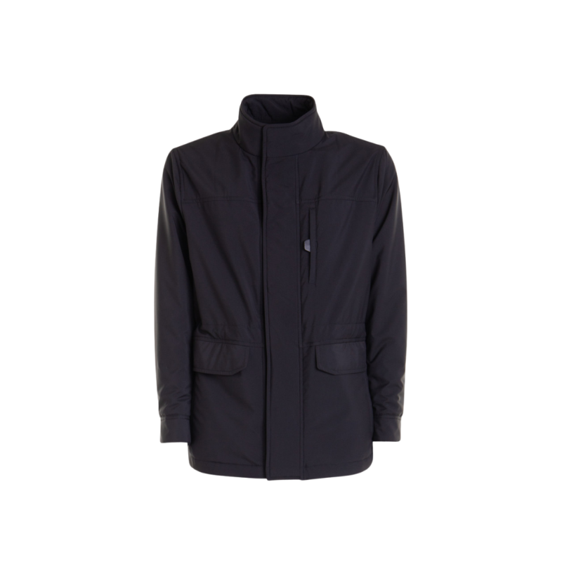 Veste parka zippée laine...