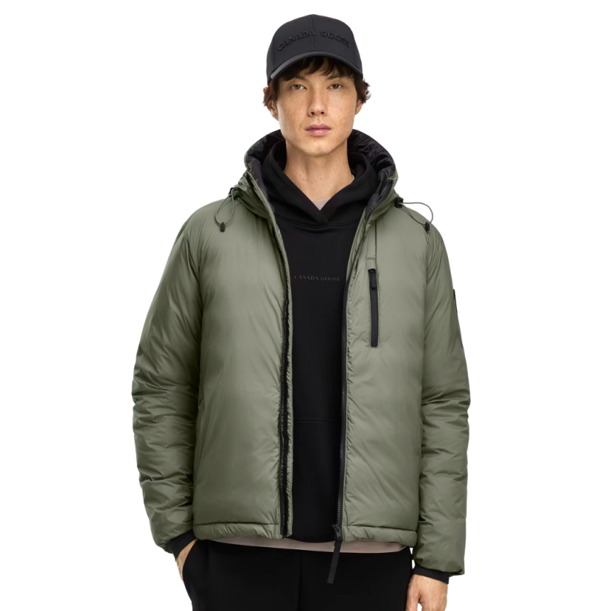 Blouson doudoune CANADA GOOSE Lodge Down Hoody nylon vert sauge