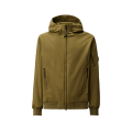 Veste à capuche C.P. Shell-R vert kaki lentille