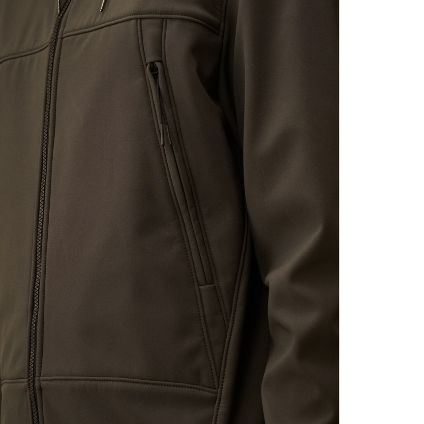 Veste Goggle C.P. Shell-R gris anthracite capuche lunettes