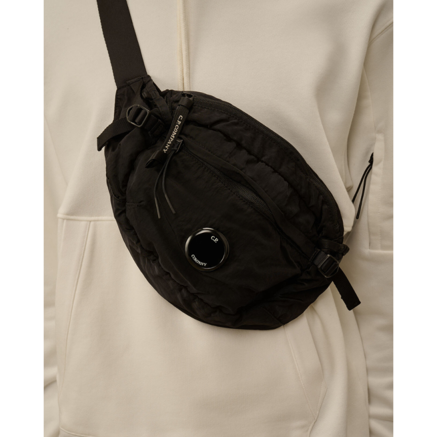 Sac bandoulière CP COMPANY Banane nylon B Noir lentille