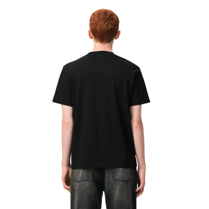 T-shirt Ami de Cœur jersey coton bio noir cœur rouge