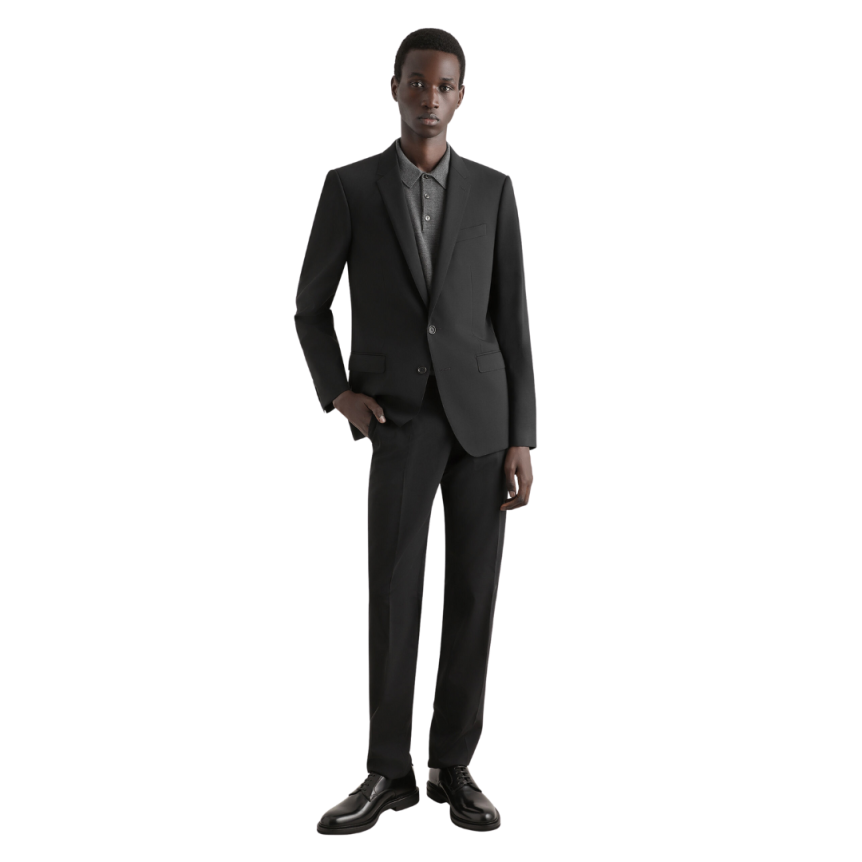 Costume Martini laine stretch noir