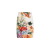 Mini jupe coton viscose imprimé bouquet de fleurs multicolore
