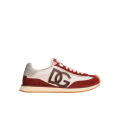 Baskets DG Cushion nylon daim écru bordeaux