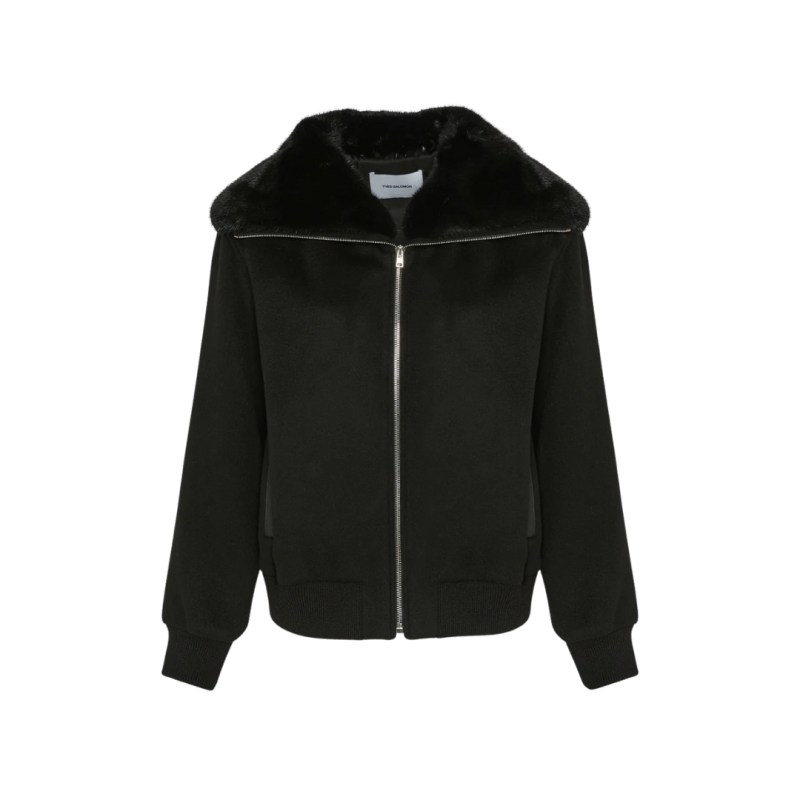 Blouson court laine...