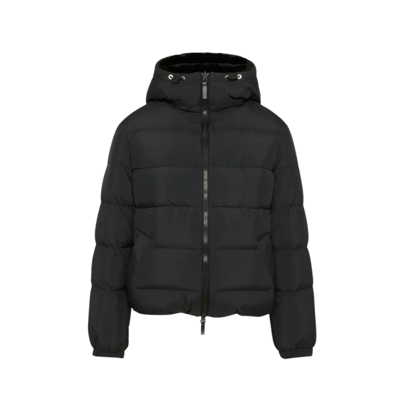 Doudoune courte nylon noir...