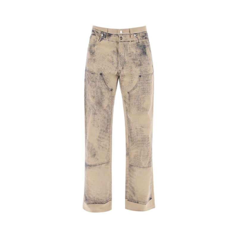 Jean denim coton beige...