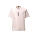 T-shirt col rond jersey coton blanc imprimé graphique dos Metropolis Collection