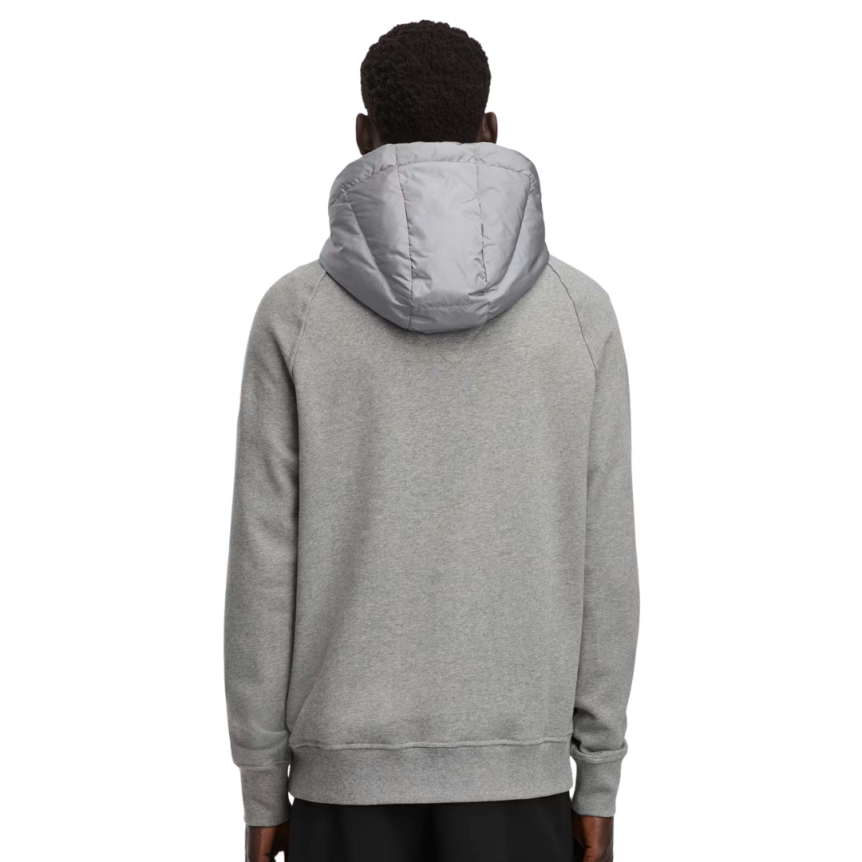 Sweat à capuche zippé veste CANADA GOOSE HyBridge® Huron bi matière coton gris clair