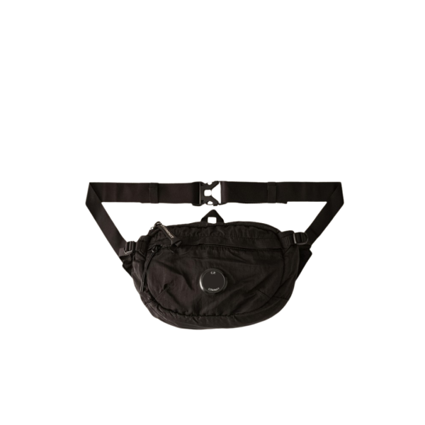 Sac bandoulière CP COMPANY banane nylon B Lens noir