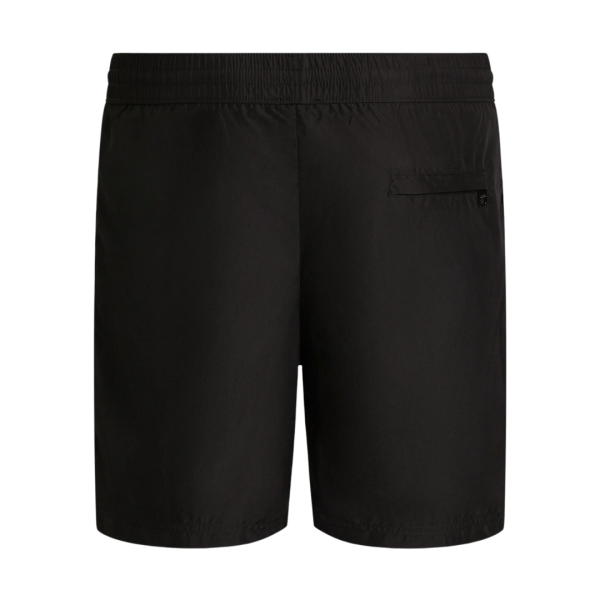 Short de bain mi-long DOLCE  & GABBANA nylon léger noir Pochette