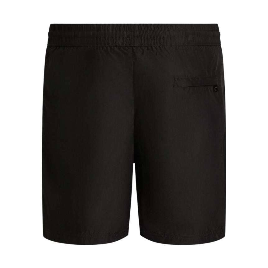 Short de bain mi-long DOLCE  & GABBANA nylon léger noir Pochette