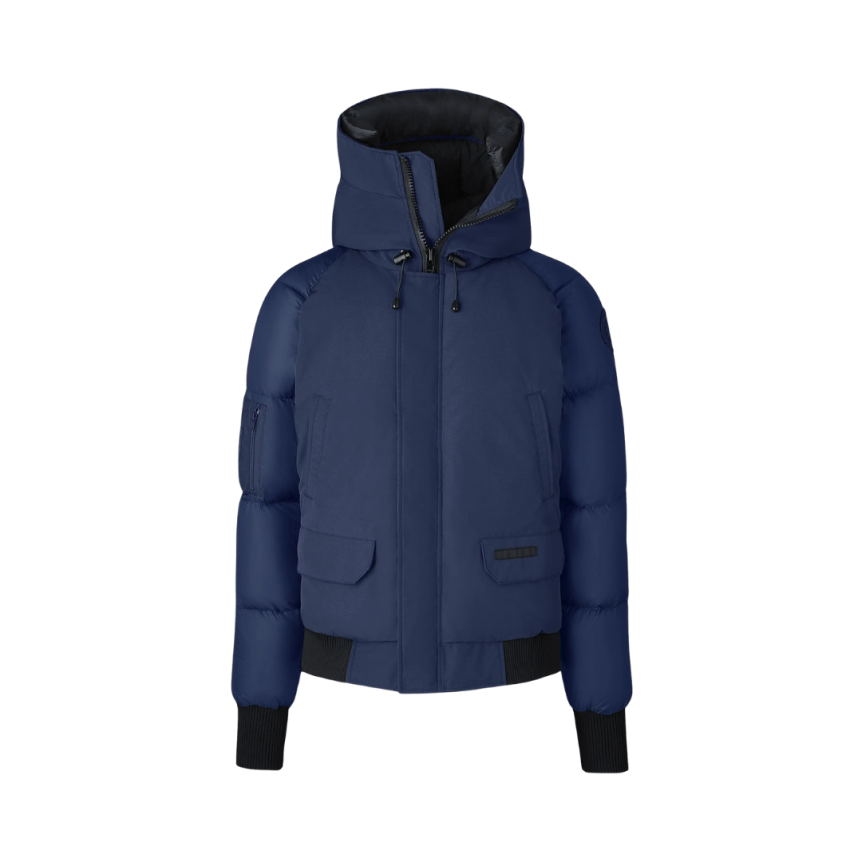 Blouson aviateur bomber CANADA GOOSE Chilliwack capuche bleu marine
