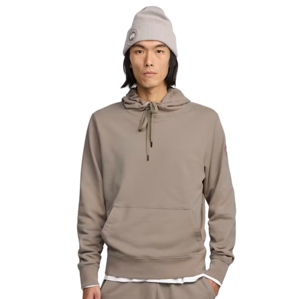 Sweat-shirt à capuche CANADA GOOSE Huron coton beige