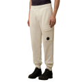 Pantalon survêtement cargo coton gaze diagonal blanc