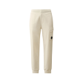 Pantalon survêtement cargo coton gaze diagonal blanc