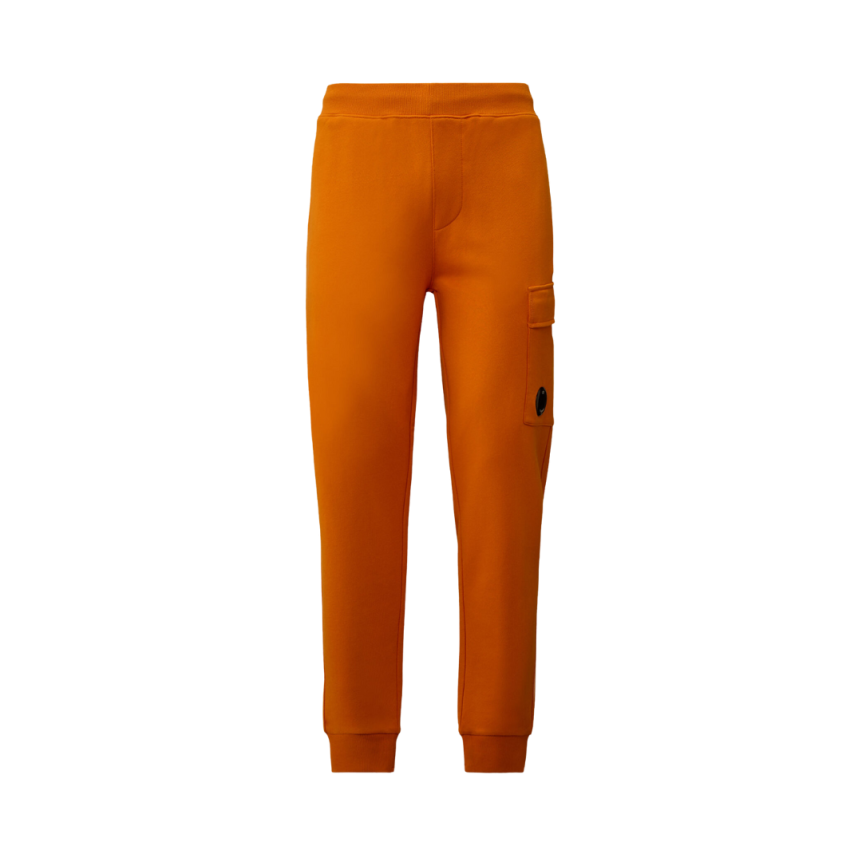 Pantalon de survêtement CP COMPANY polaire coton orange poche cargo lentille