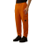 Pantalon de survêtement polaire coton orange poche cargo lentille