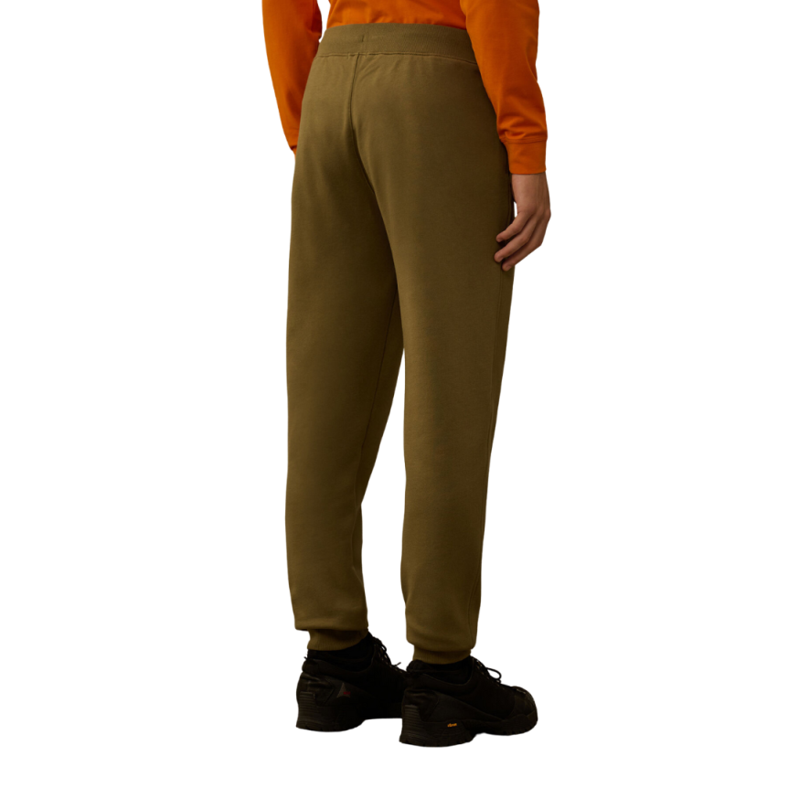 Jogging Pantalon de survêtement CP COMPANY polaire coton kaki poche cargo lentille
