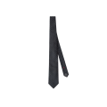 Cravate soie micro motif gris