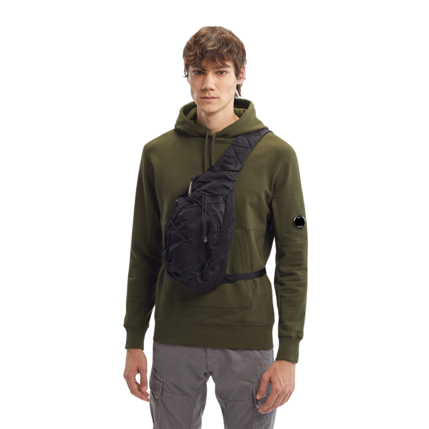 Sac Banane Guitare Nylon B Crossbody Rucksack noir