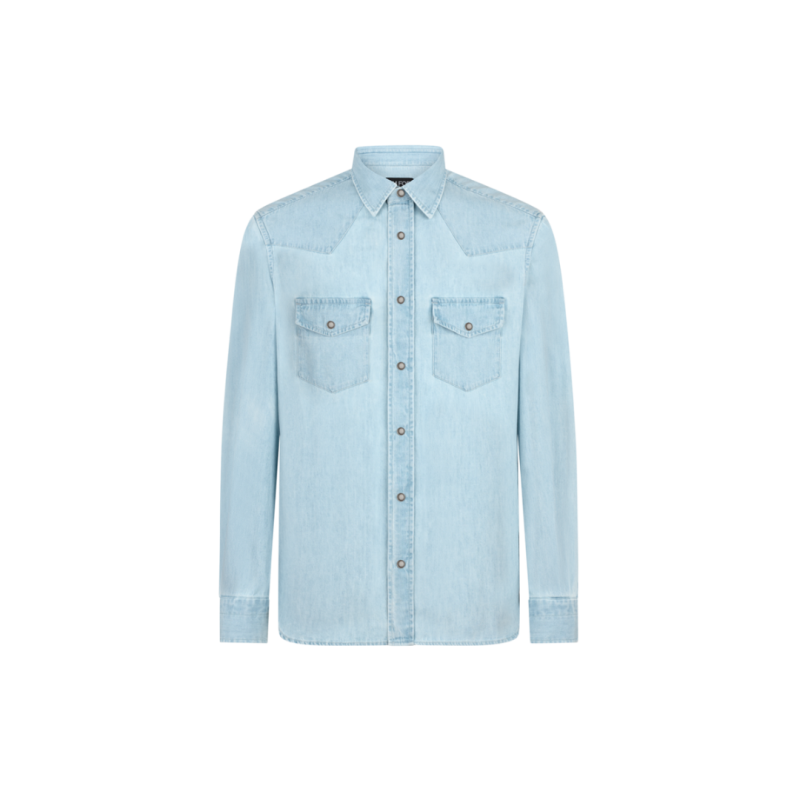 Chemise Western coton jean...