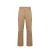Pantalon cargo gabardine de coton mélangé camel