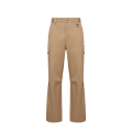 Pantalon cargo gabardine de coton mélangé camel