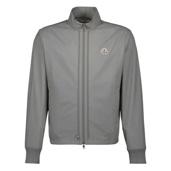 Doudoune courte 3-en-1 MONCLER Verney nylon gris réversible gilet amovible