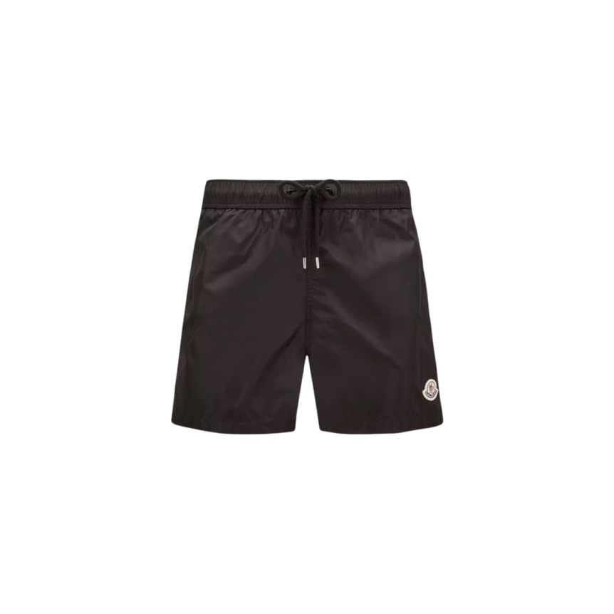 Short de bain MONCLER nylon noir