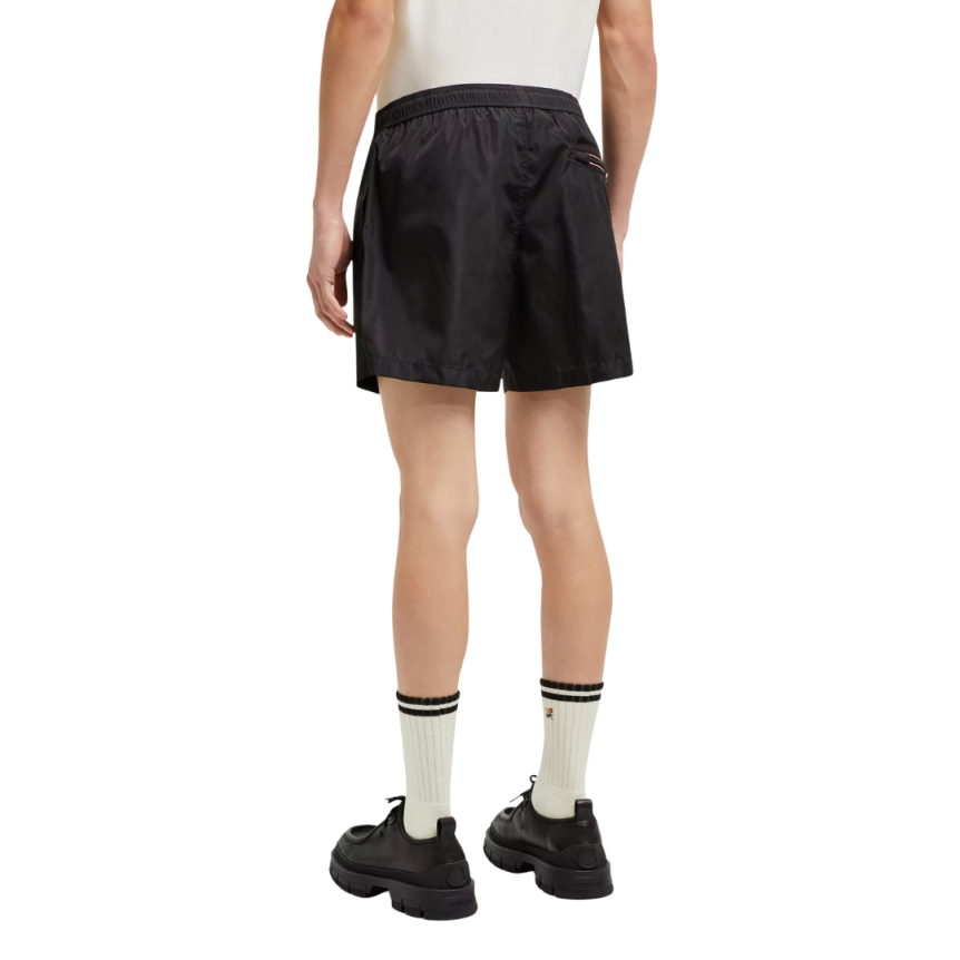 Short de bain MONCLER nylon noir