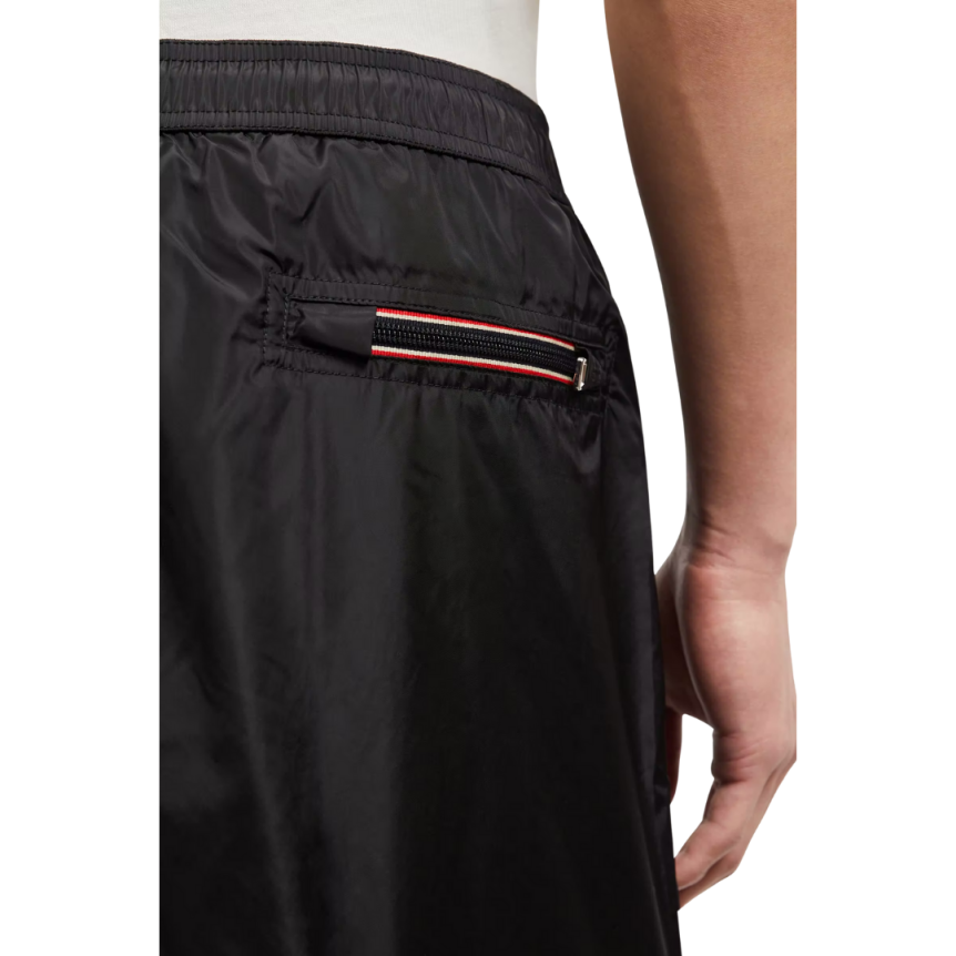 Short de bain MONCLER nylon noir