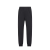 Pantalon de survêtement coton stretch noir à logo noir