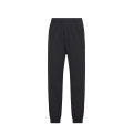 Pantalon de survêtement coton stretch noir à logo noir