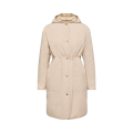 Parka à capuche Thymlong imperméable réversible nylon beige