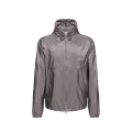 Coupe-vent zippé à capuche Grimpeurs nylon déperlant gris