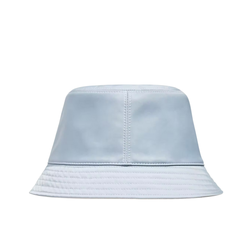 Bob réversible MONCLER gabardine polyester bleu ciel écru