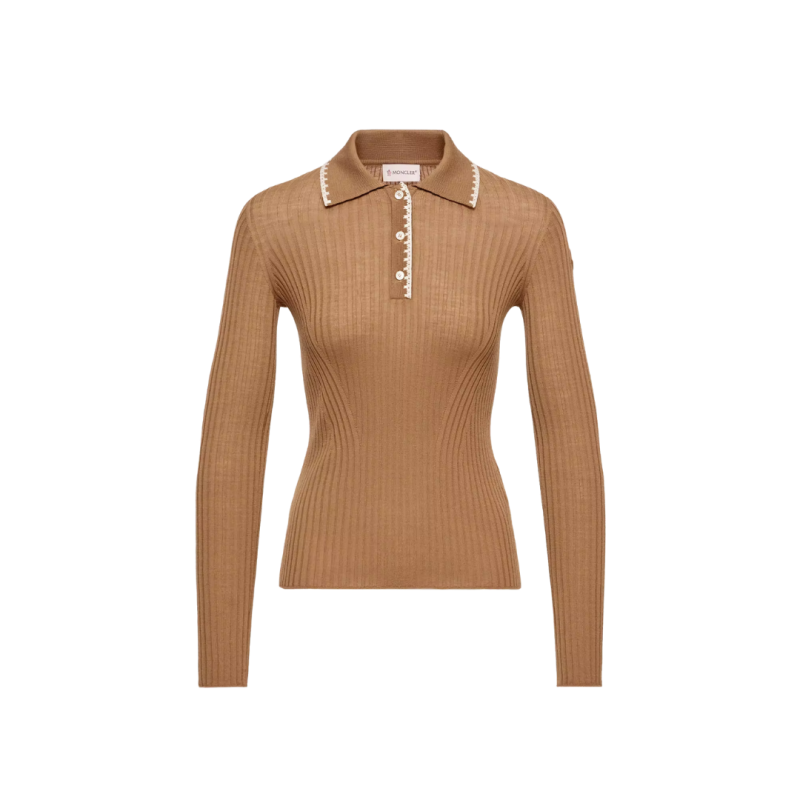 Pull polo laine vierge...