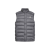 Doudoune sans manches gilet Barthe nylon matelassé gris
