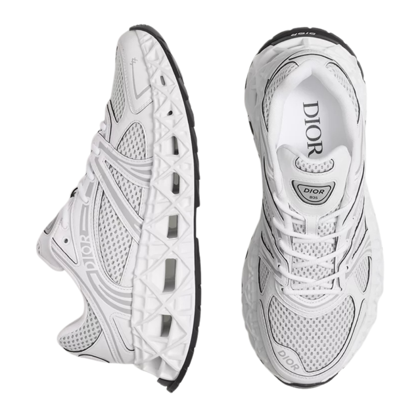 Basket Sneaker DIOR B35 NXXT Tissu maille technique blanc