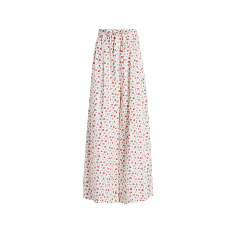 Pantalon large coton...