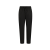 Pantalon de jogging nylon léger noir cordon taille plaque logo