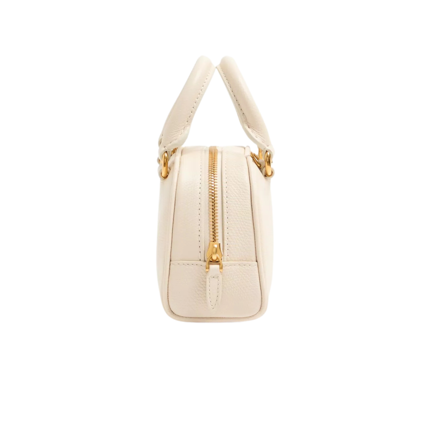 MINI DOME ECRU FERMETURE DORE