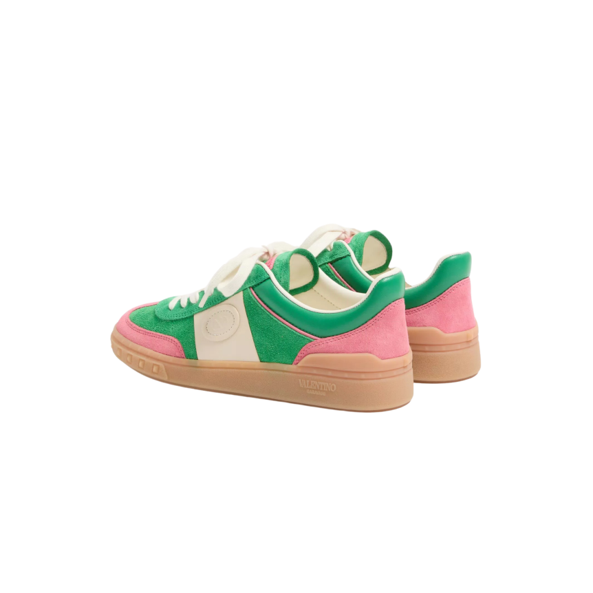 Baskets VALENTINO Upvillage Crosta daim vert rose