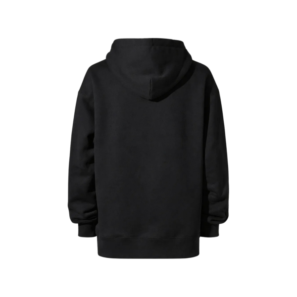 Sweat-shirt à capuche hoodie coton noir Chez Valentino écruU
