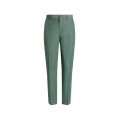 pantalon classique popeline de laine vierge vert arrière taille elastique