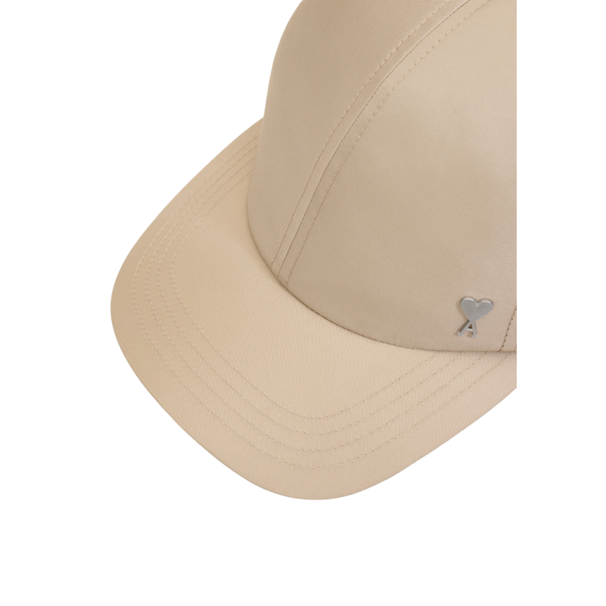 Casquette AMI Paris nylon noir cœur métal