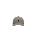 Casquette coton gris broderie cœur noir
